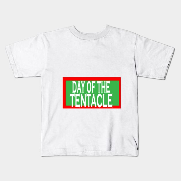 day of the tentacle Kids T-Shirt by NadisinArt